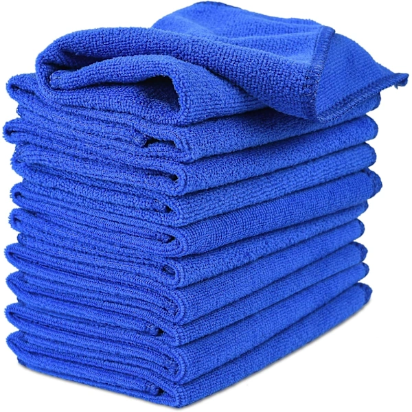 Mikrofasertücher Für Autos, Fensterputztücher, 10er-pack Autopflege- Und Poliertücher Für Haushalt Und Küche, 30 Cm X 30 Cm