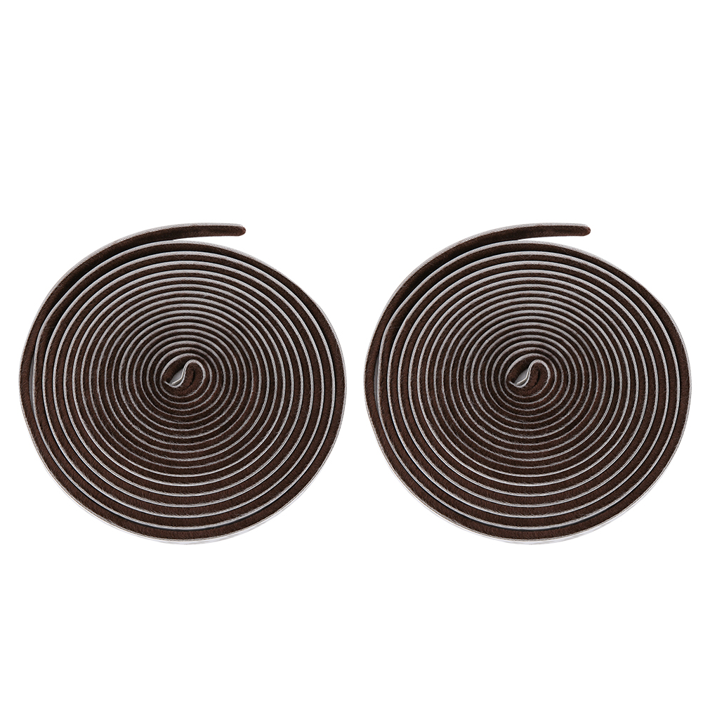Braune, 5 M Lange, Selbstklebende Dichtungsleiste Für Autotüren Und -fenster, 2 Stück, 9 X 5 Mm
