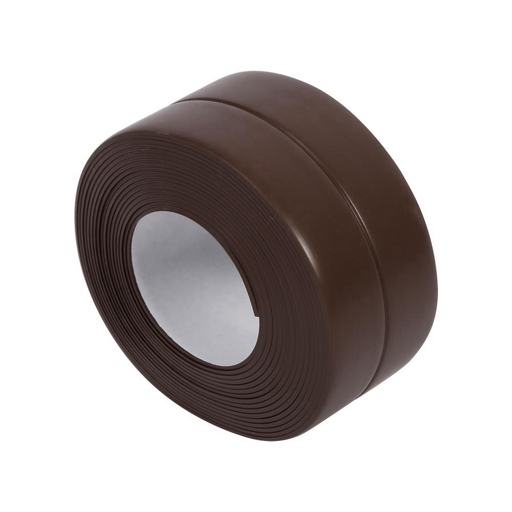 Kantenschutzleiste Für Spülbecken Und Waschbecken – Selbstklebende Wanddichtungsleiste (22 Mm X 3,2 M) [braun]