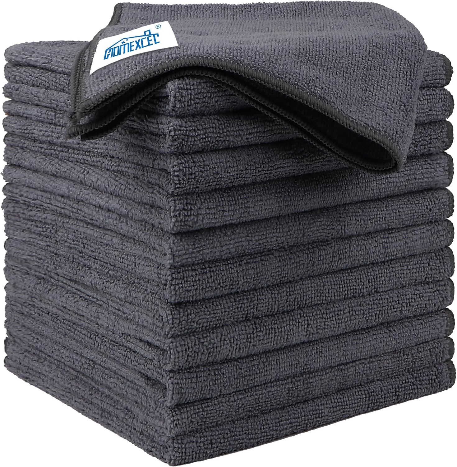 Homexcel Mikrofasertücher, 12er-pack, Mikrofasertücher Für Autos, Ultra-saugfähige Waschlappen 40 X 40 Cm