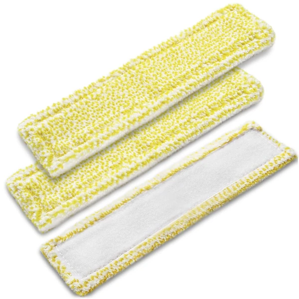 3er-pack Fensterputz-mopppads Für Kärcher Wv2 Wv5, Waschbare Mikrofasertücher Für Glas, Fliesen, Autoscheiben, Gelb