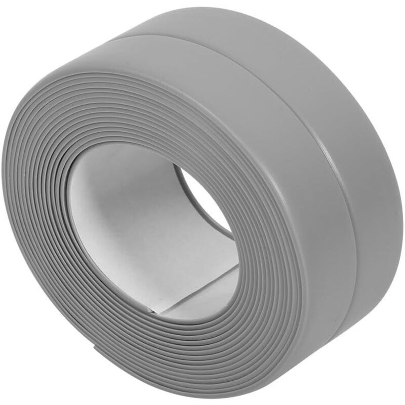 Dichtungsband, Wasserdichtes Klebeband, Selbstklebender Dichtungsstreifen Für Küche Oder Bad (38 Mm X 3,2 M - Grau)