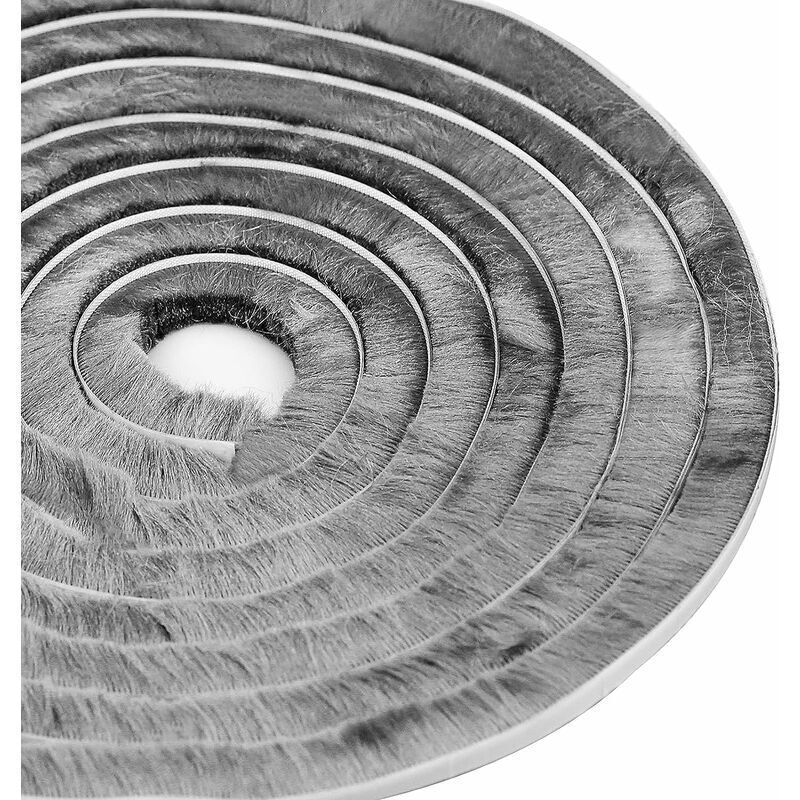 5 M Bürstenstreifen 9 Mm X 15 Mm, Selbstklebend, Staubabweisend, Winddicht, Für Bewegliche Fenster Und Türen, Klb