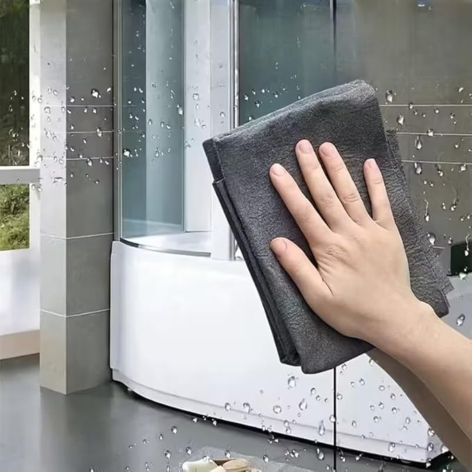 Magische Glasreinigungstücher – 5 Multifunktionale Mikrofasertücher Für Autoscheiben, Spiegel, Glasflächen Im Haushalt, Küche Und Badezimmer