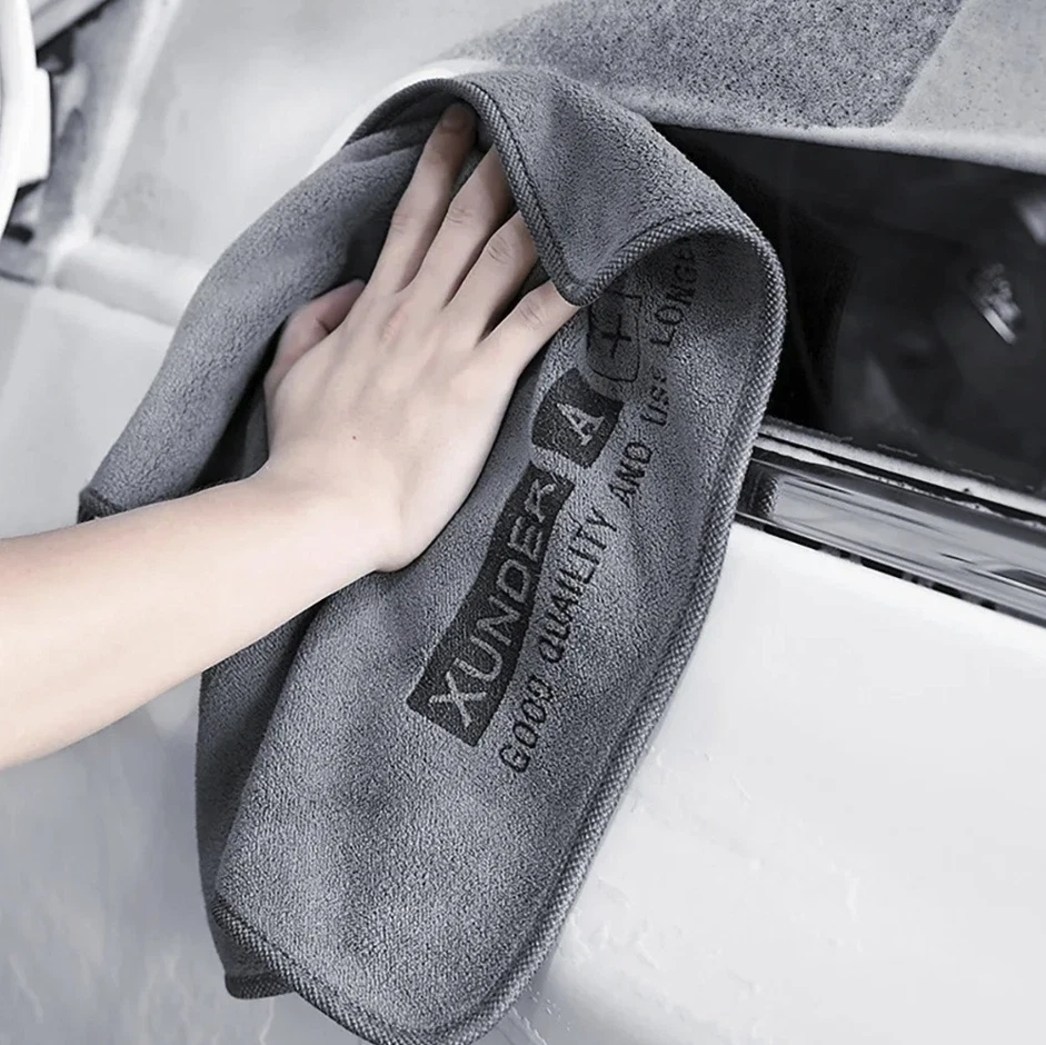5er-packung Ultrafeiner Mikrofasertücher Für Die Autoreinigung: Super Saugfähige Autopflegetücher.