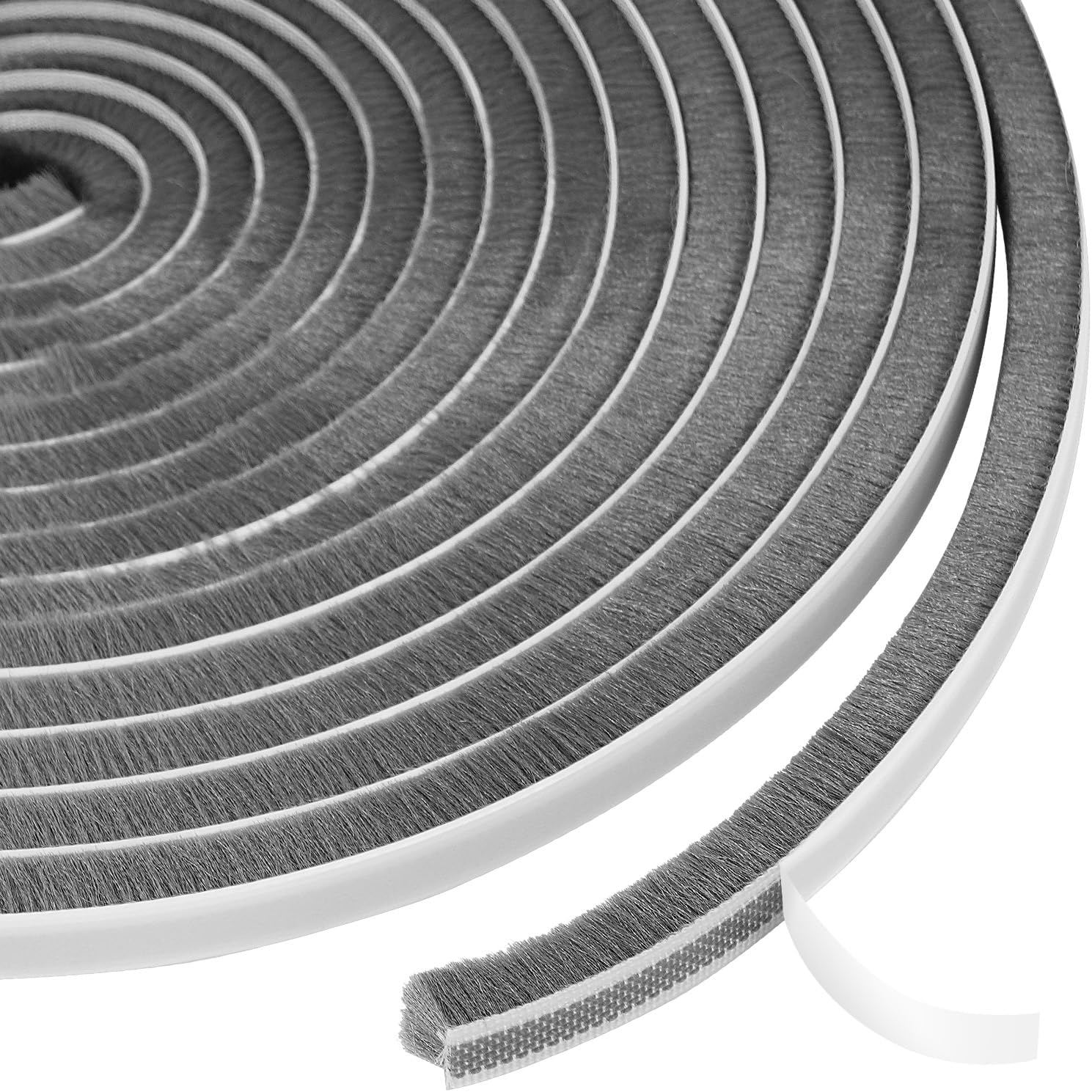 6 M Selbstklebende Bürstendichtung, 9 Mm (b) X 9 Mm (t), Tür- Und Fensterdichtung, Wetterdichtung, Selbstklebende Bürste, Luftdichtung