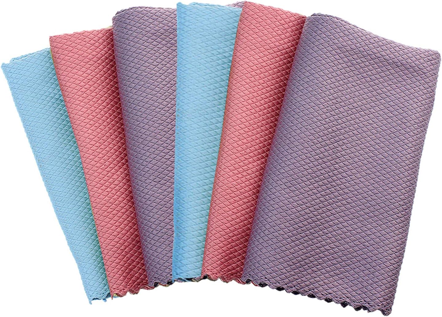 6er-pack Mikrofasertücher, Vielseitig Einsetzbar Für Bad, Haushalt, Küche Und Auto, Mehrfarbig, 40 X 30 Cm