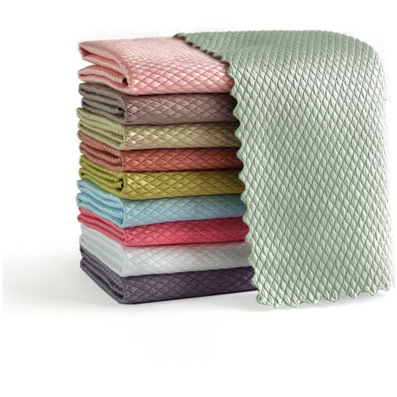 Magic Cloth, Versailles 10er-pack Multifunktionale Mikrofasertücher Für Küche, Auto, Bad Und Haushalt Von