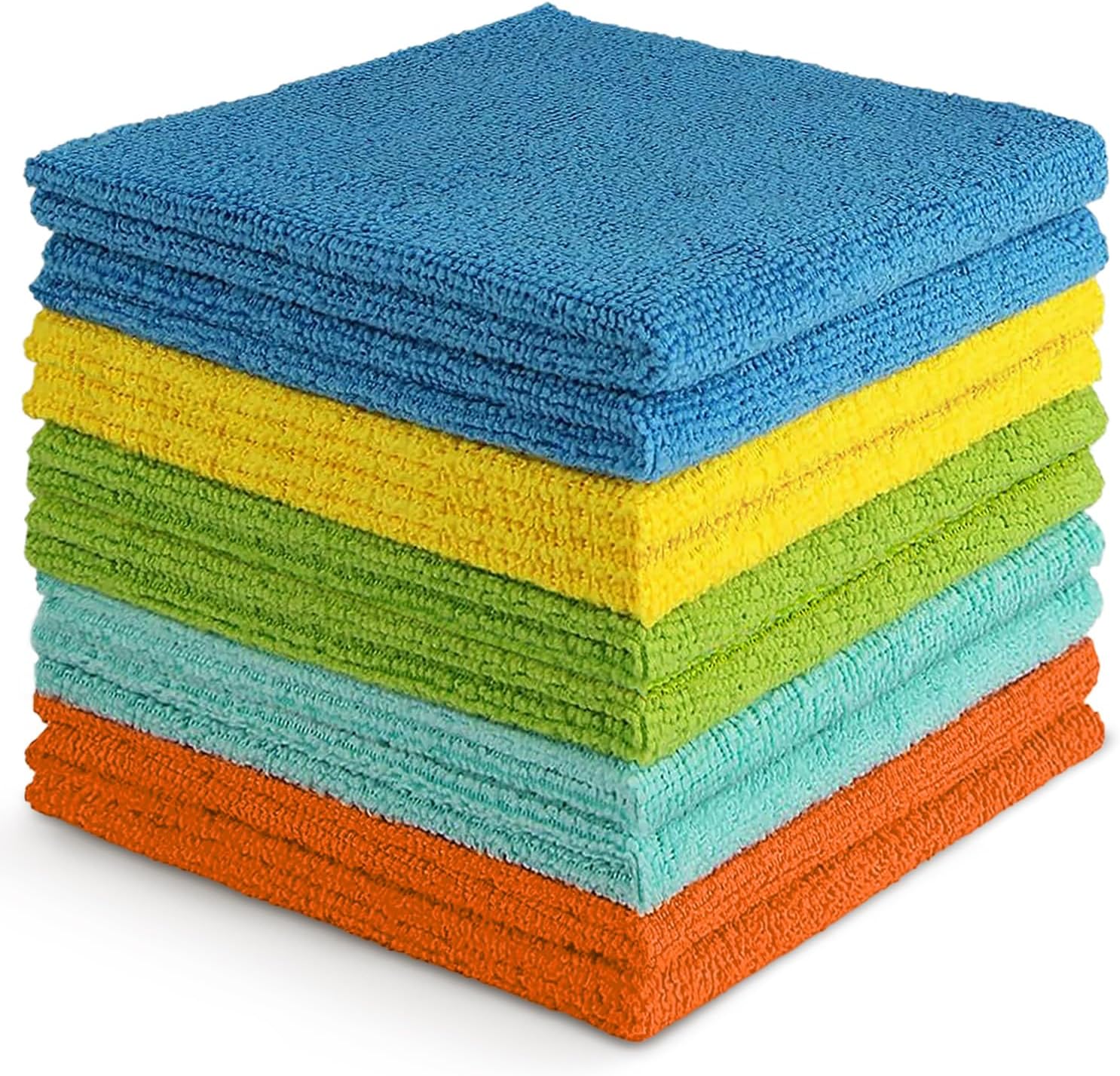 Mikrofasertücher, 10er-packung, Weiche, Saugfähige Tücher, Mikrofasertücher Für Auto, Küche, Haushalt, Fensterreinigung