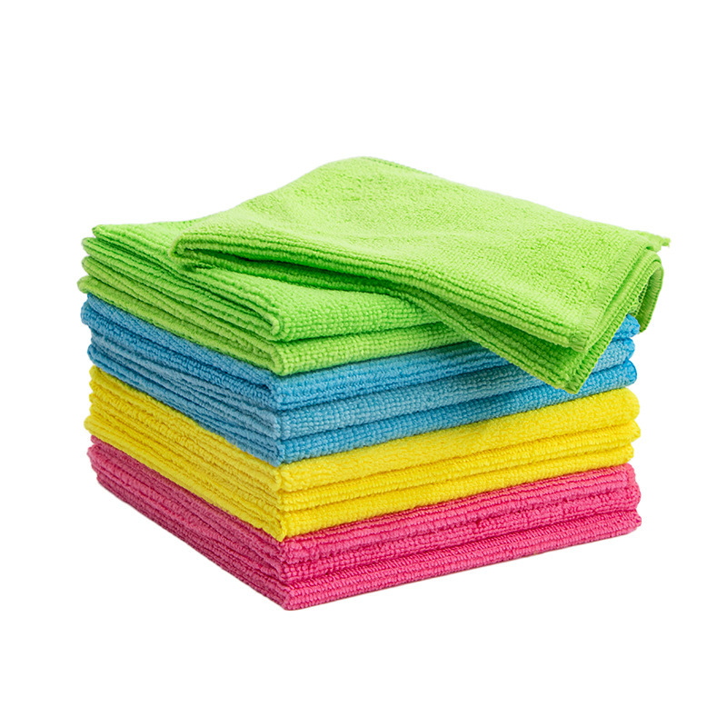 12er-pack Mikrofasertücher, Weicher, Saugfähiger Und Fusselfrei, Für Haushalt, Küche, Auto, Wohnzimmer Und Fenster, 30 X 30 Cm