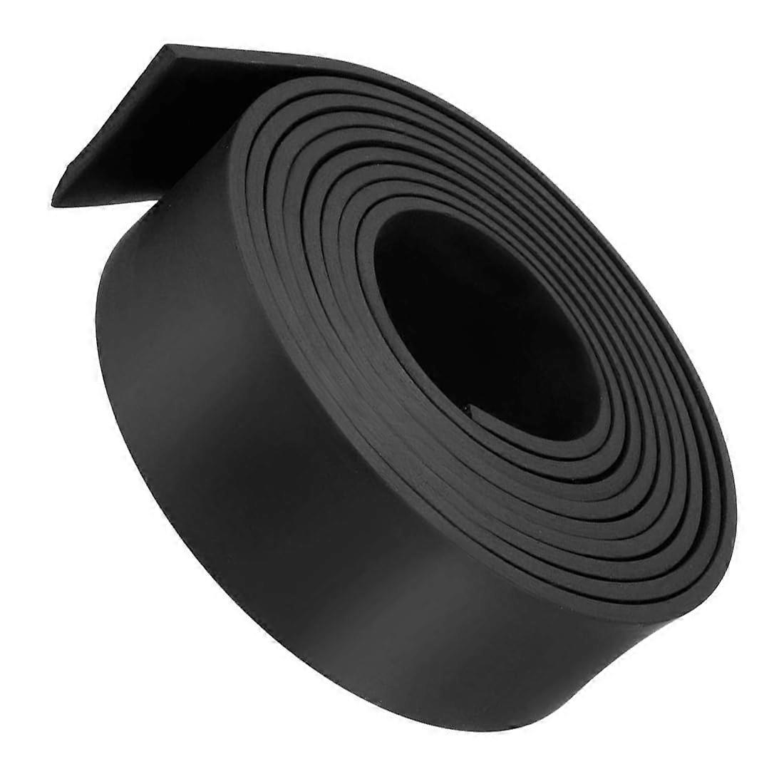 【yd】vollgummi-rechteckdichtungsstreifen, 50 Mm Breit, 5 Mm Dick, 3 M Lang, Schwarz (50 Mm X 5 Mm X 3 M)
