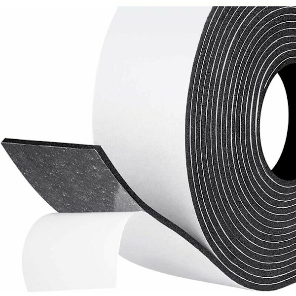 Selbstklebendes Dichtungsband Zur Schalldämmung, Für Fenster, Dusche, Garage, 50 Mm X 3 Mm X 5 M, Kältebeständig, Stoßfest, Gummidichtung, Schrankschutz