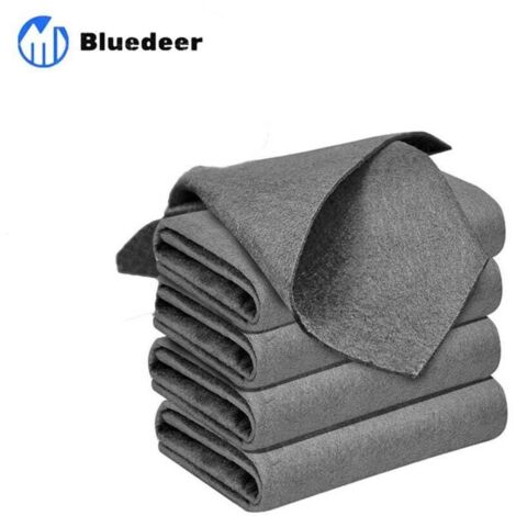 Reinigungstücher 30 X 40 Cm, 5er-packung Wiederverwendbare, Dicke Mikrofasertücher Für Auto, Spiegel, Bad, Küche Und Büro