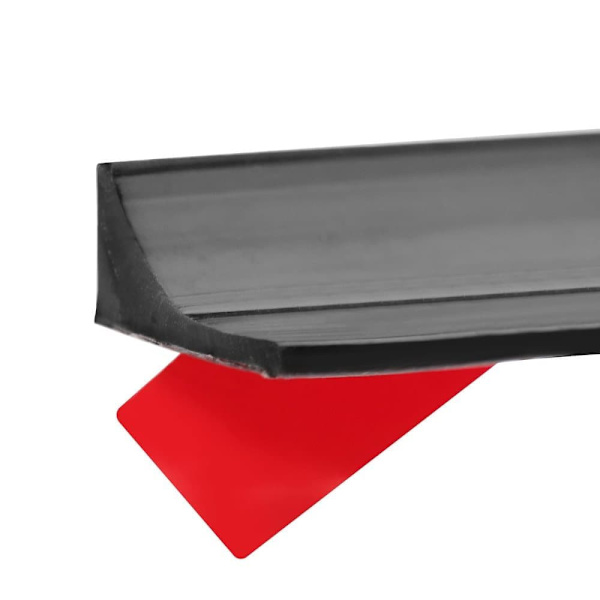 【nx】selbstklebendes Silikon-dichtungsband – Wasserdichte/winddichte/schalldichte Türdichtung, Schwarz, 3 Meter
