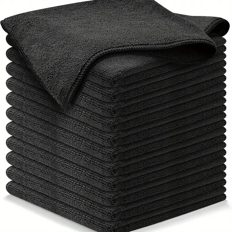 12er-pack Premium-mikrofasertücher – 30 X 30 Cm – Ultra Saugfähig – Fussel- Und Streifenfrei – Für Auto, Küche Und Fenster