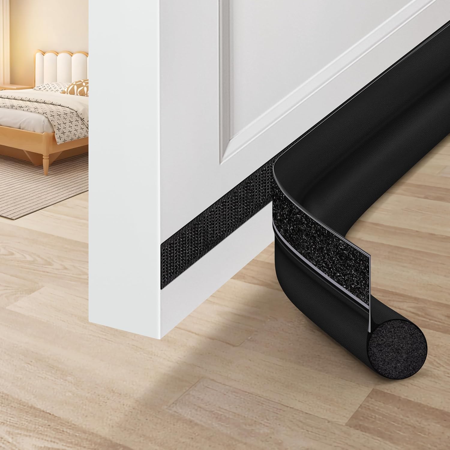 Türdichtungsstreifen 91 Cm Schwarz Verstellbar Türdichtungsstreifen Für Außentüren Türrahmen