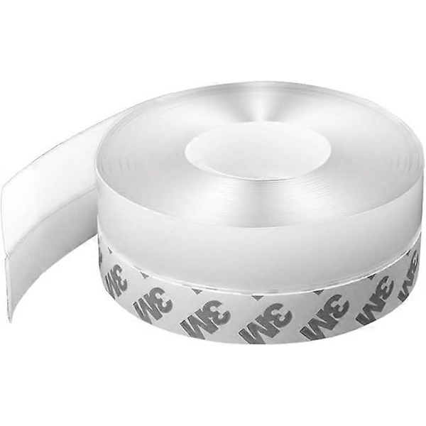 Türdichtungsstreifen 25 Mm, Selbstklebend, Türbodendichtungsstreifen, Fensterdichtungsstreifen Gegen Kälte, Transparentes Silikon, Winddicht, Staubdicht, Wasserdicht