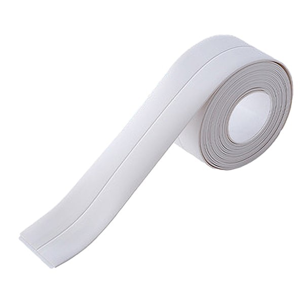 1 Rolle (weiß) Verbindungsstreifen Pvc Selbstklebendes Dichtungsband, Dekorativer Dichtungsstreifen Wasserdichter Kantenstreifen (3203,8cm)