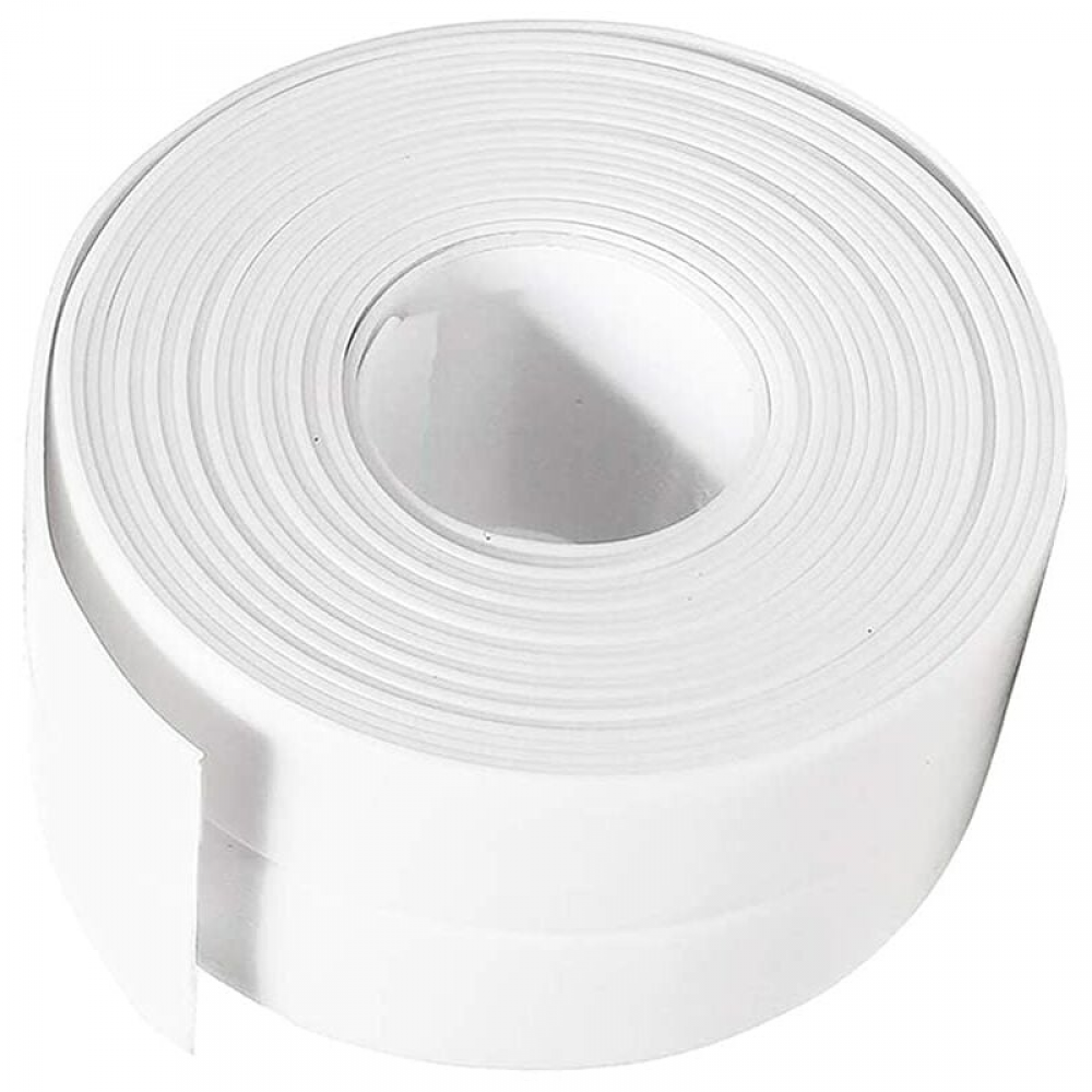 Weißes Silikon-dichtungsband Für Badezimmer, Selbstklebender, Wasserdichter Pe-dichtungsstreifen Für Badewanne, Dusche, Toilette, Küche, Waschbecken, Boden, Wand Usw.