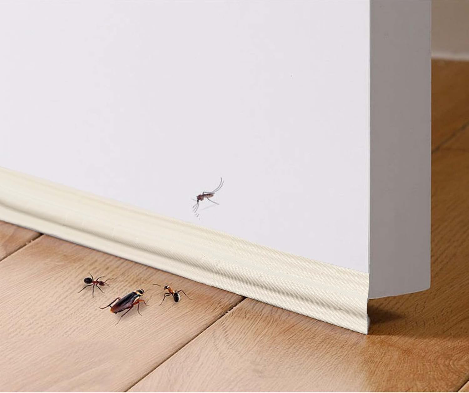 6 M Langer Tür- Und Fensterzugluftstopper Zur Abdichtung Von Türen Und Fenstern, Selbstklebender Schaumstoffdichtungsstreifen, Schalldämmend, Winddicht, Staubdicht