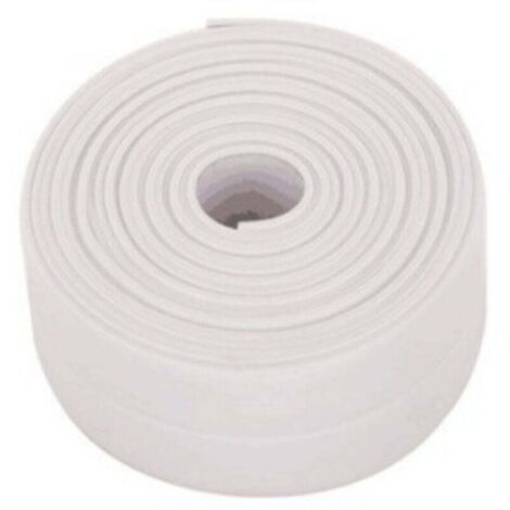 1 Stück (weiße) Rolle Wasserdichtes Dichtungsband, Badezimmerdichtung, Selbstklebendes Pvc-fugenband Für Küche, Toilette, Badewanne (lgl)