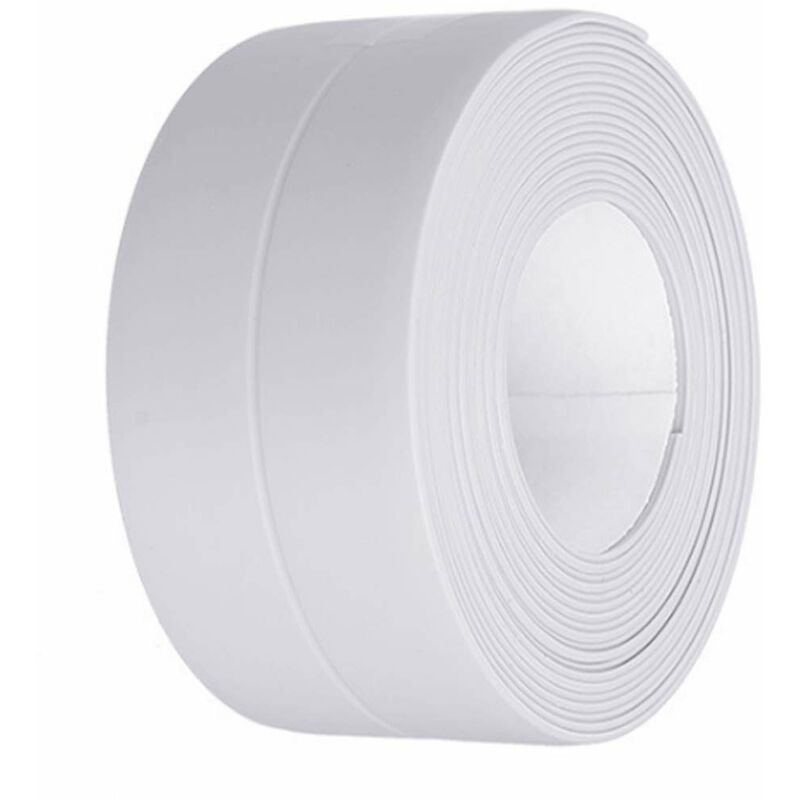 Wasserdichtes, Selbstklebendes Dichtungsband Für Küchen-, Wc- Und Badezimmerfugen, Feuchtigkeitsbeständig, Schimmelresistent, Weißes Pvc-band Für Wandecken