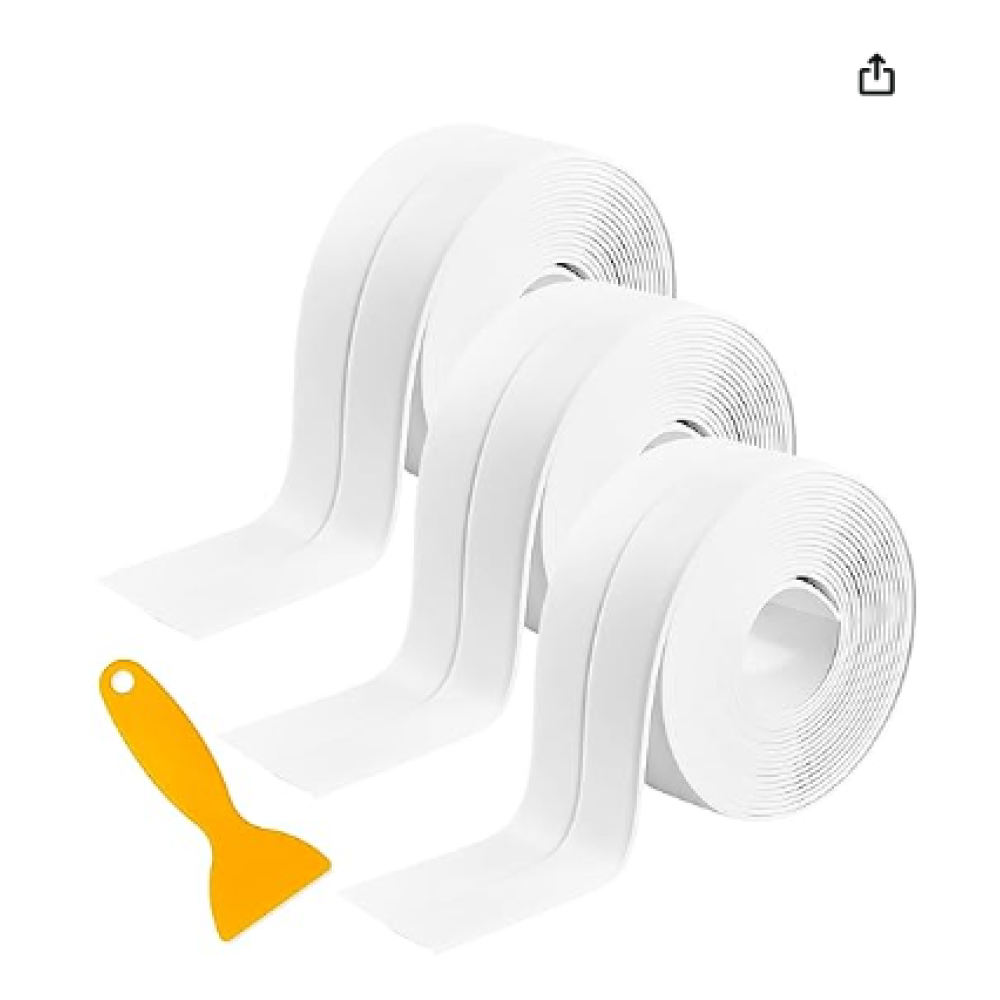Dichtungsstreifen Für Bad Und Küche, Wasserdichter, Selbstklebender Pvc-dichtungsstreifen Für Badewanne Und Wand, Flexibles, Um 90 Grad Biegbares Dichtungsband, Einfache Anwendung
