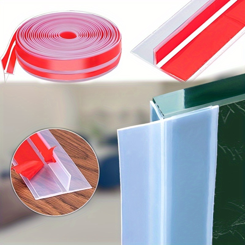 Hochwertiger, Weißer, Weißer 3m-t-förmiger Silikon-dichtungsstreifen, Winddicht, Geeignet Für Spalten In Türen, Fenstern Und Transparentem Glas, Langlebig Und Einfach Zu Montieren.