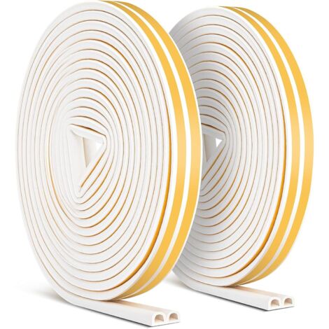 20 M Dichtungsstreifen, Selbstklebende Antikollisionsdichtung Für Türen, D-profi Tür- Und Fensterdichtung/schalldämmung – 9 Mm X 6 Mm