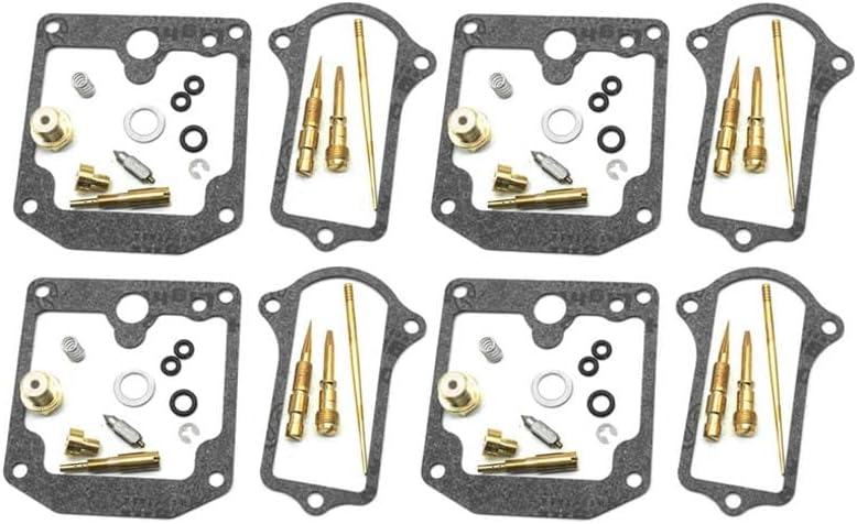 Satz Mit 4 Vergaser-reparatursätzen Für Suzuki Gs750 (1977-1979) – Überholungsteile Mit Dichtungen (farbe: 4 Reparatursätze)