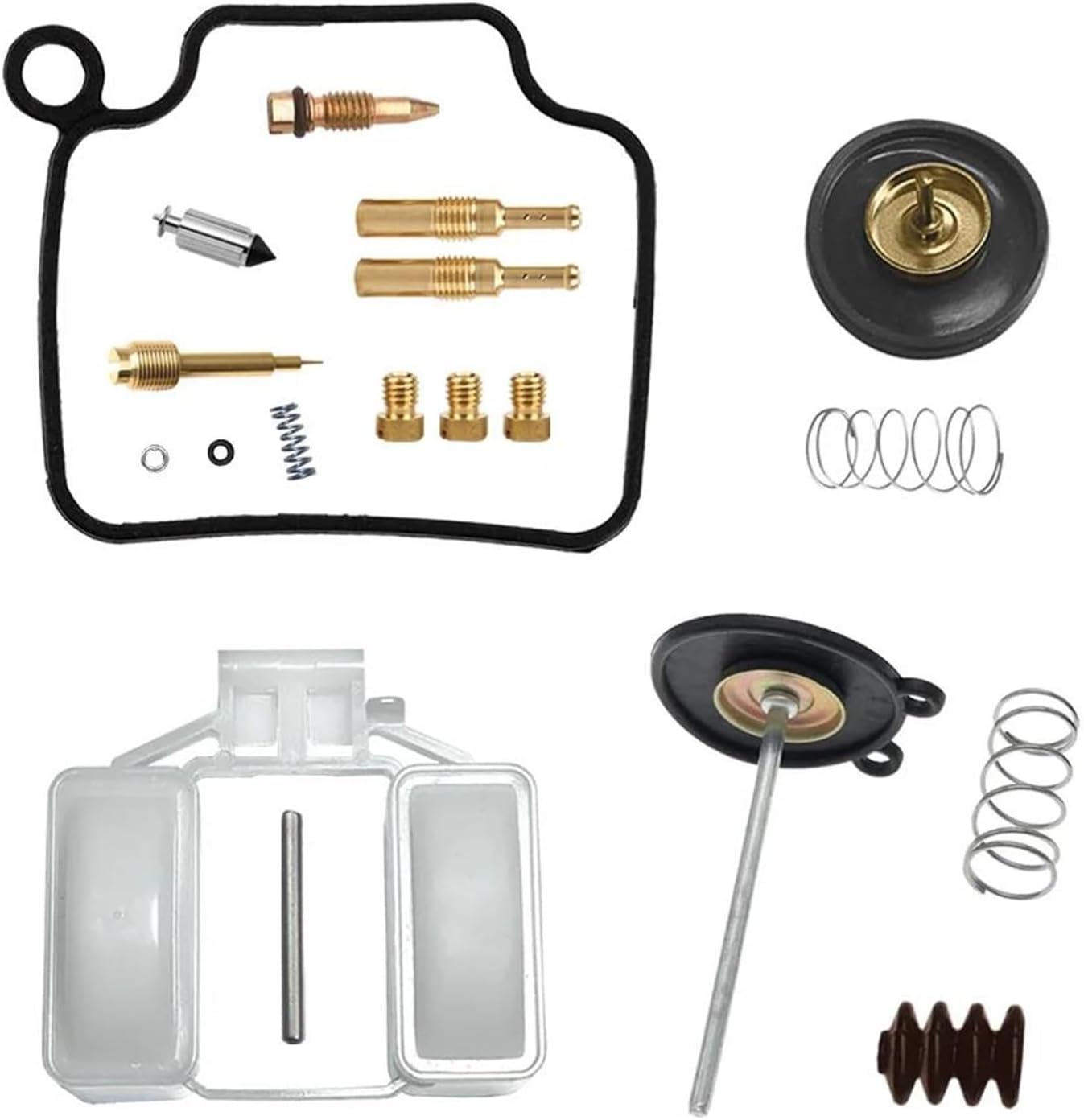 Motorradvergaser-reparatursatz Für Shadow Vt 600, Vt600 Vlx, Vt600c, Vt600cd: Kolben, Schwimmer, Membran Und Dichtung Für Motorradvergasermotoren