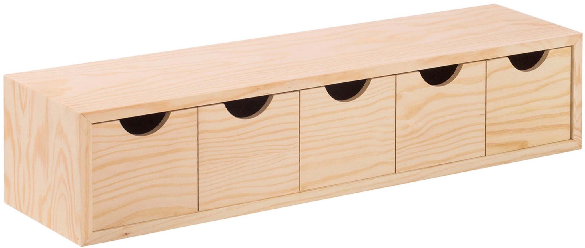Mini Bloc 5 Tiroirs Pin Astigarraga Rangement Compact En Pin Massif, 5 Tiroirs - Astigarraga
