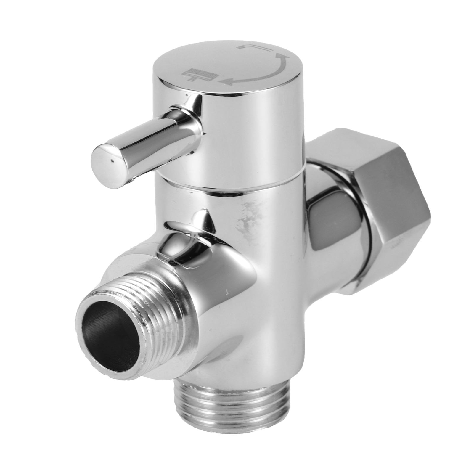 3-wege-armaturen-umstellventil, Badezimmer-duschteile Für Handbrausekopf, Fester Brausekopf, 3/8-zoll-wasserabscheider D