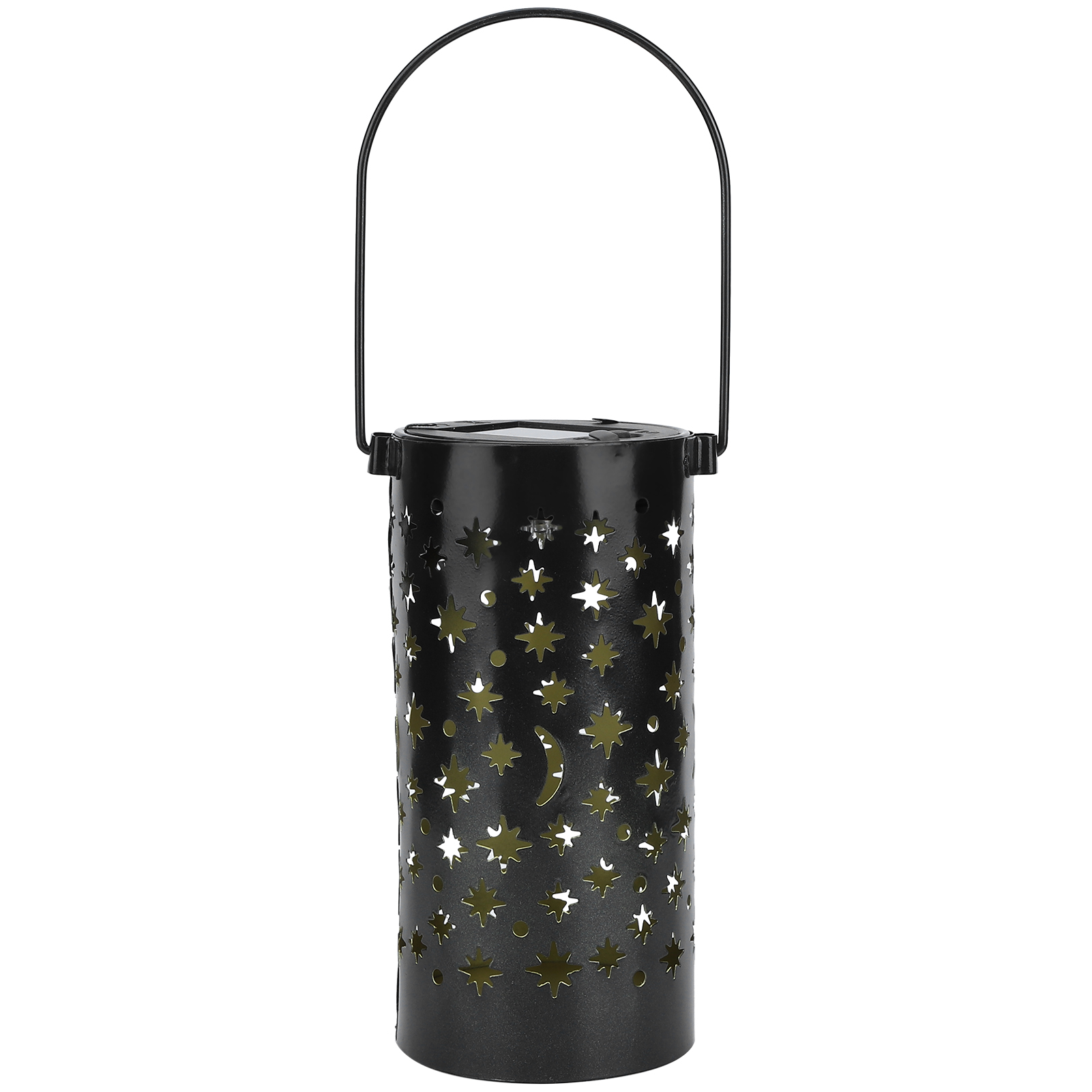 Outdoor-garten-terrassen-led-solarlampe Aus Eisen, Wasserdicht, Landschaftsleuchte (stern- Und Mondlicht)