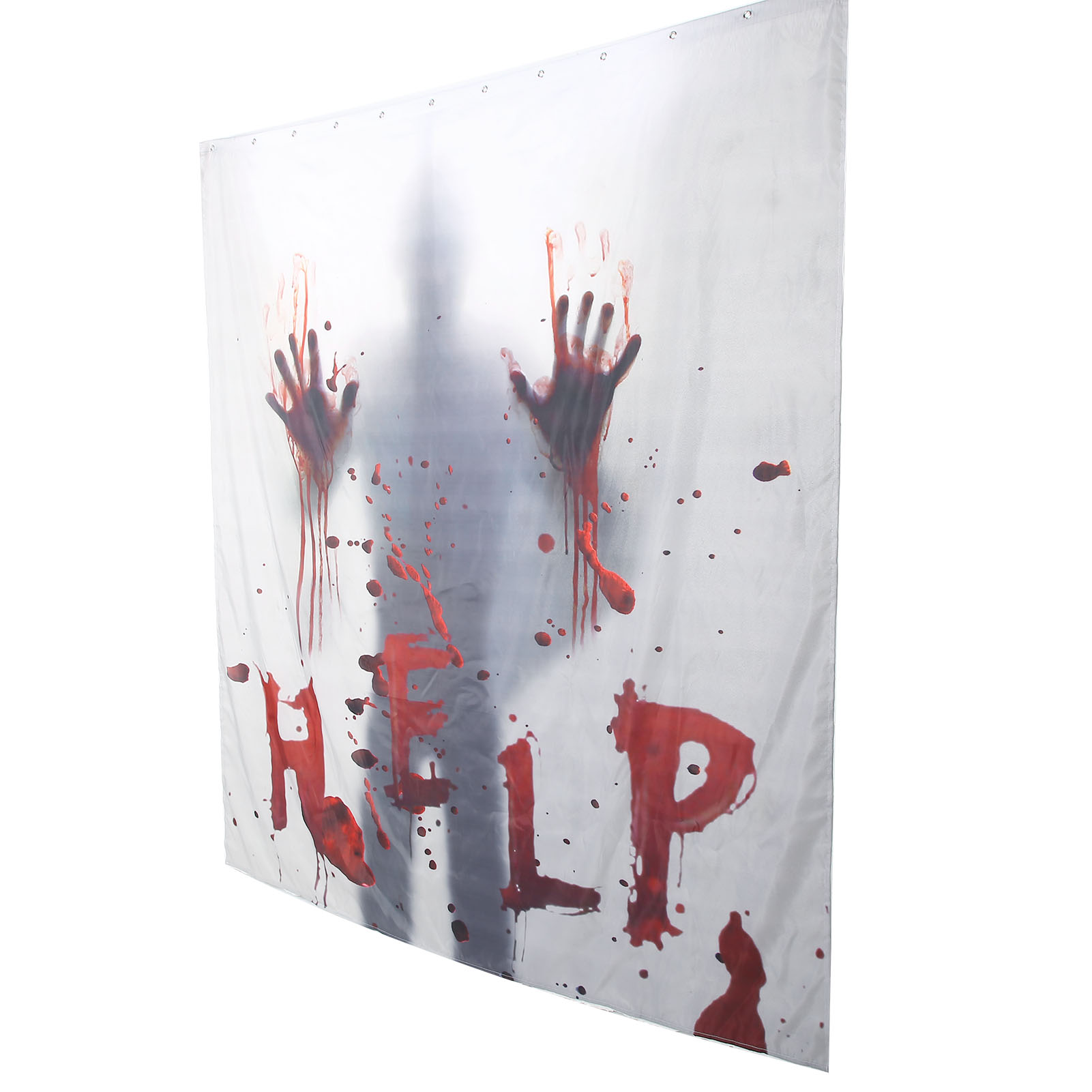 Halloween-duschvorhang Aus Polyesterfaser Mit Haken