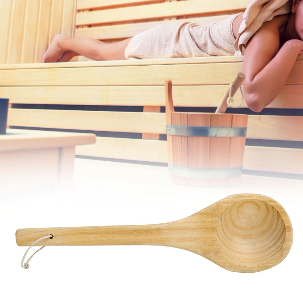 Saunalöffel, Handgefertigt, Saunazubehör, Sauna-wasserschöpflöffel