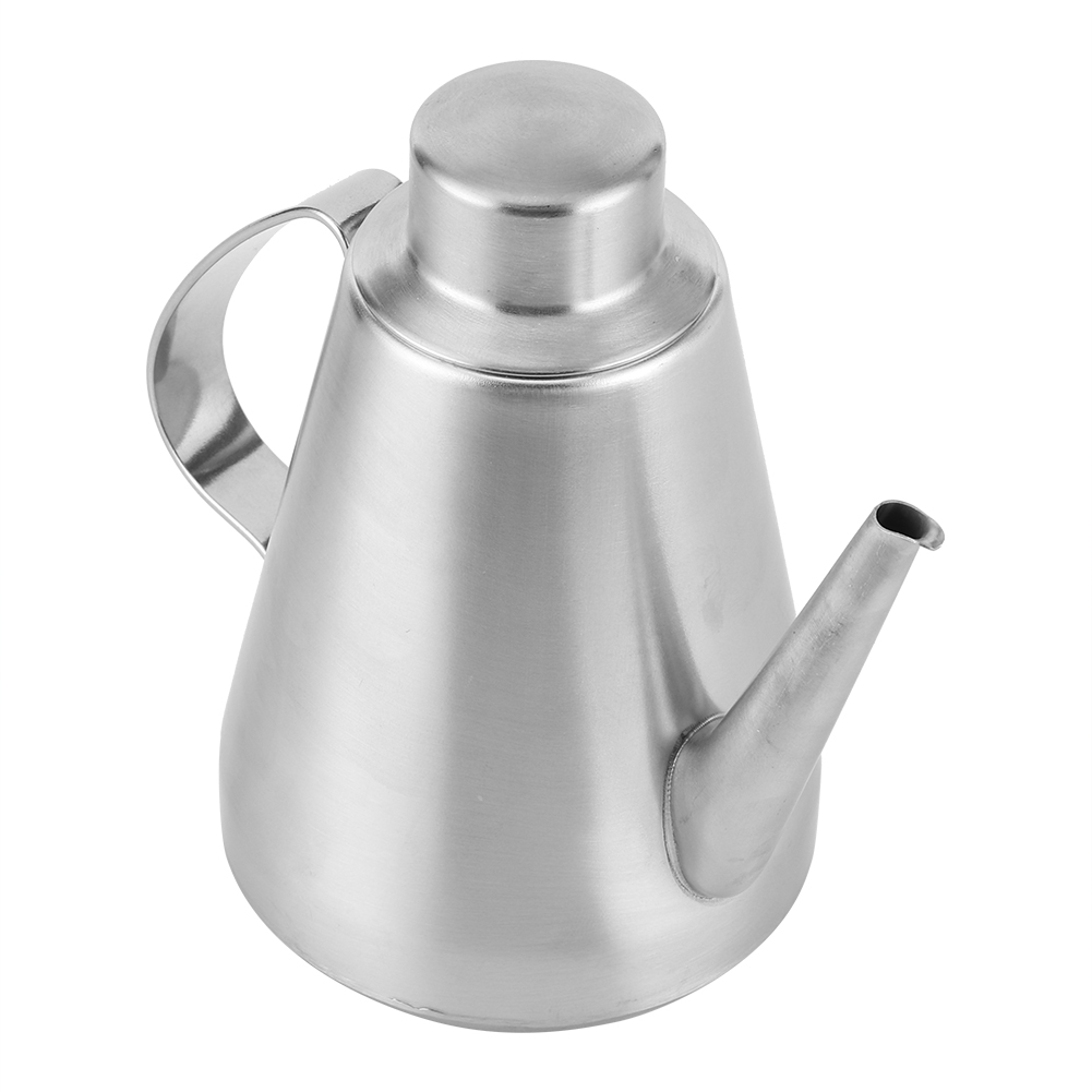 Ölkanne, Vorratsbehälter Aus Edelstahl Mit Deckel, 18 Oz (ca. 460 Ml)