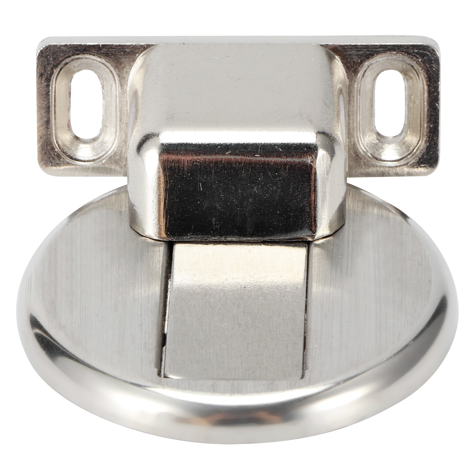 2 Set Edelstahl Magnetischer Türstopper Fanghalter Magnet Türstopper Türstopper Zubehör(couleur Brossée)
