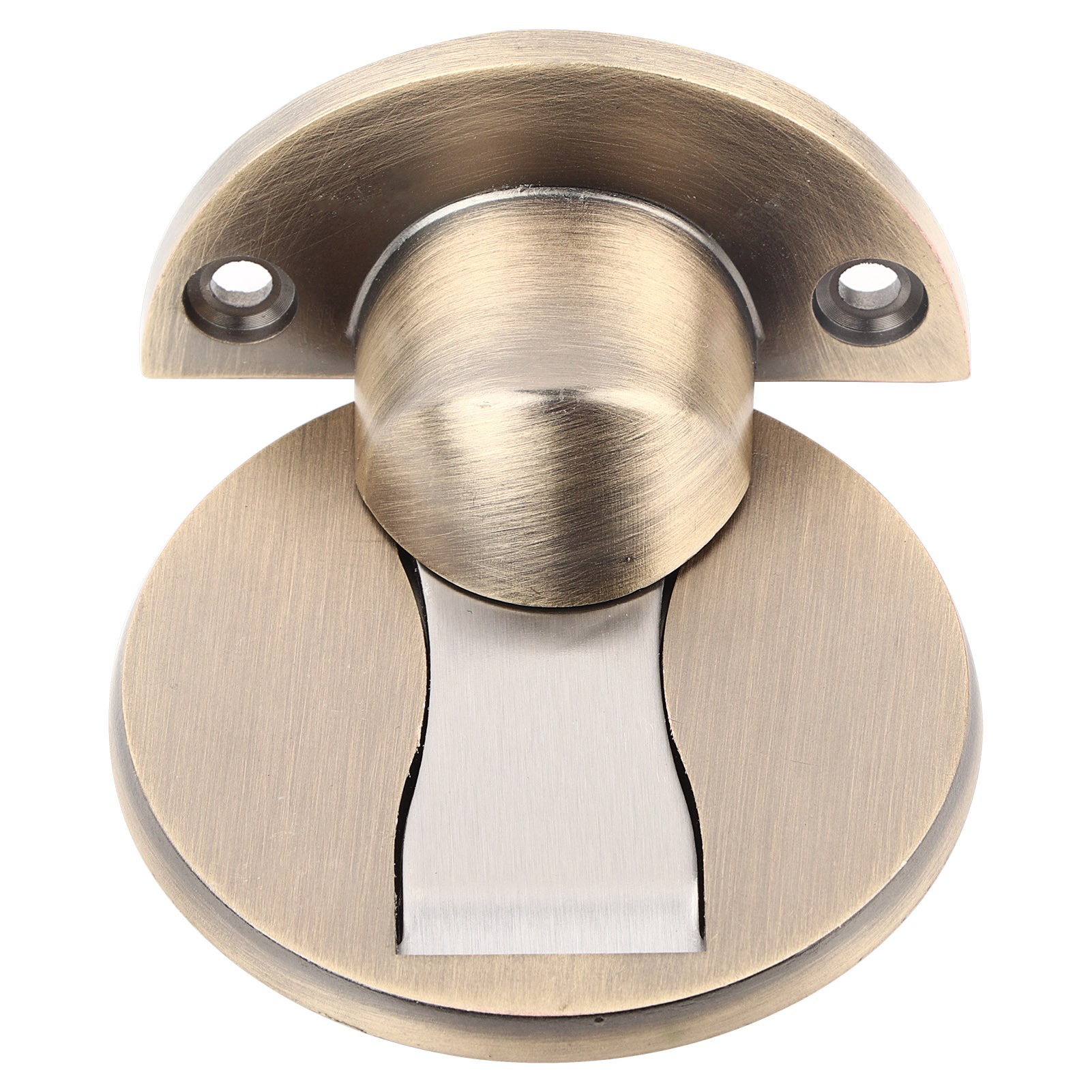 2er-set Magnetische Türstopper Aus Edelstahl, Antikmessing