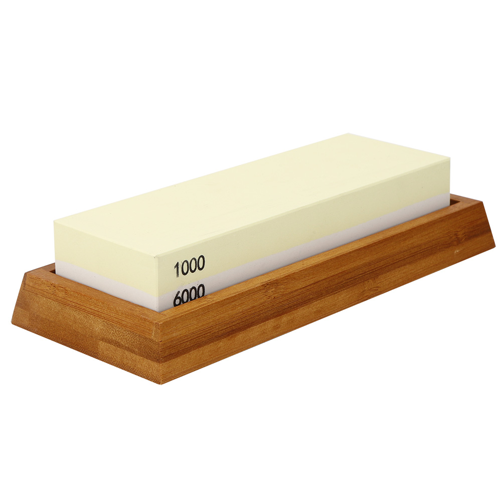 Doppelseitiger Messerschärfstein Mit Körnung 1000/6000, Küchenschärfstein-set