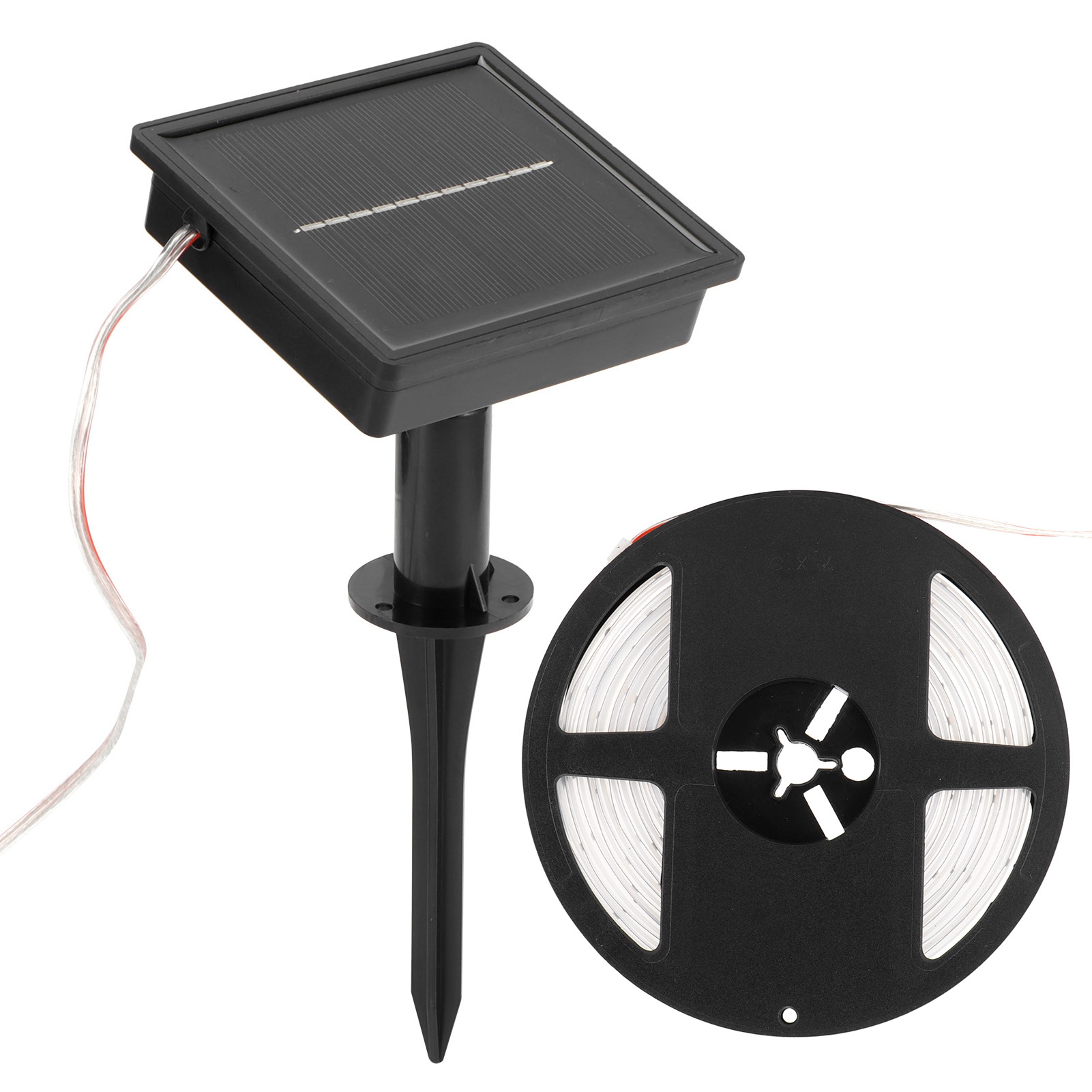 5 M Lange, Wasserdichte Solar-led-lichtleiste Mit 100 Leds Für Den Außenbereich – Hohe Helligkeit Und Farbenfrohe Beleuchtung