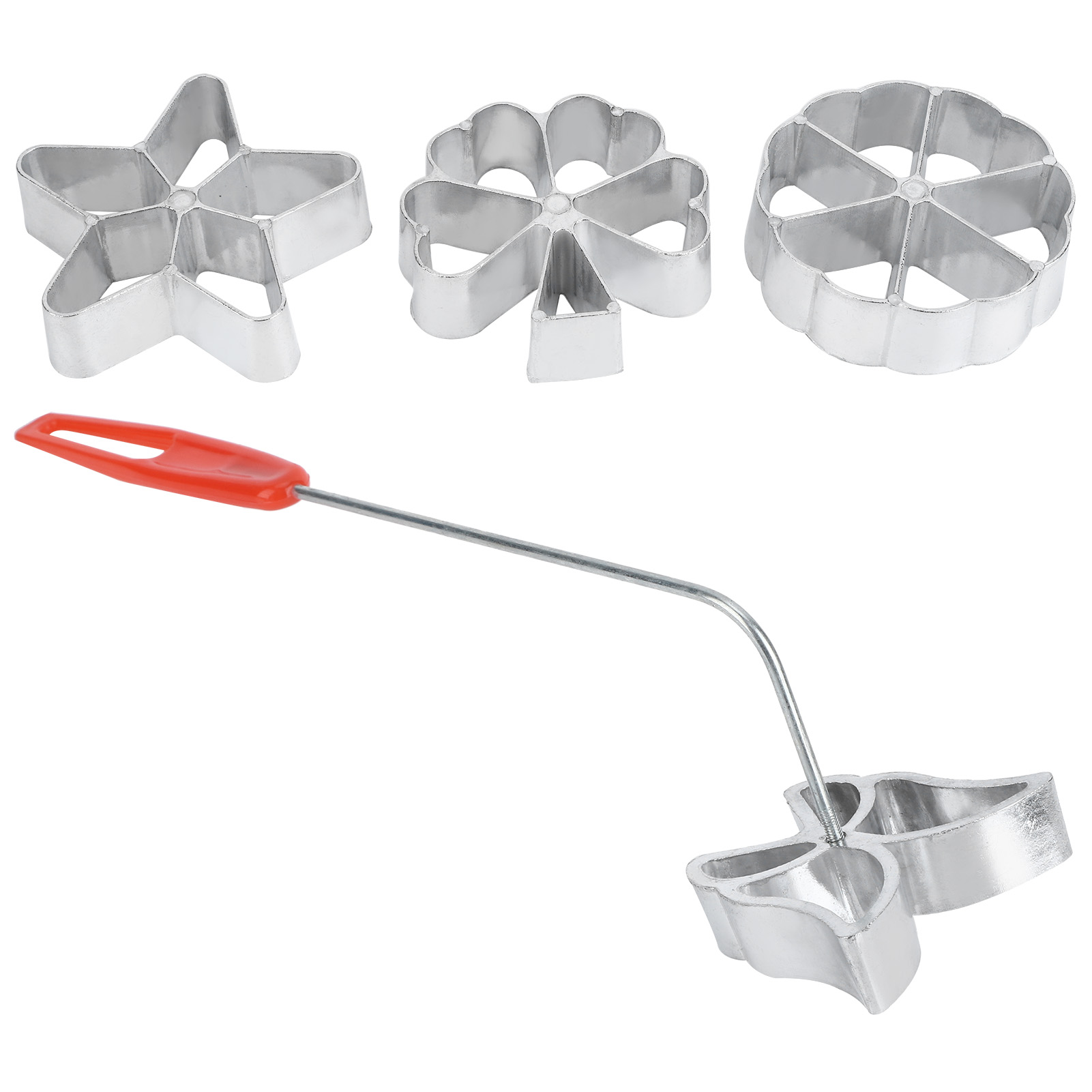 4-teiliges Set Mit Kuchen-, Gebäck- Und Waffelformen Sowie Backzubehör