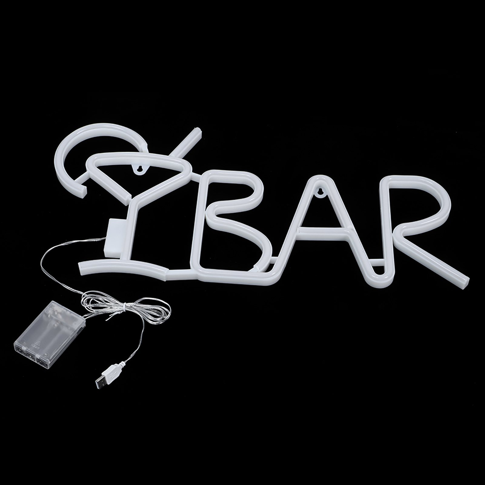 Led-neonlicht-schilder In Form Von Bar-buchstaben Für Partys, Bars Und Die Heimdekoration (lila)