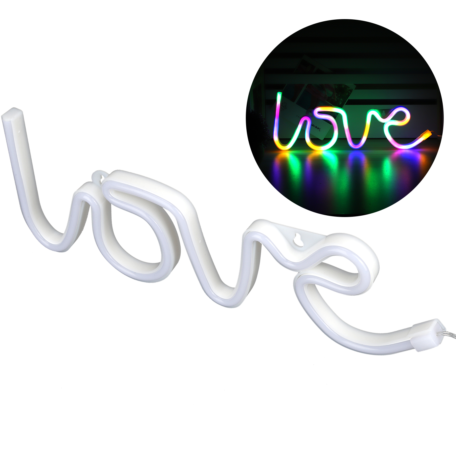 Led-neonlichter Mit Englischen Buchstaben Für Partys, Mädchenzimmer-dekoration