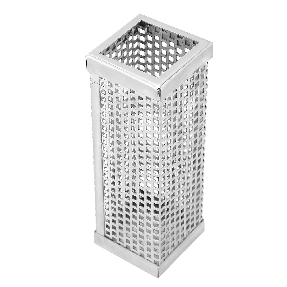 Quadratisches Bbq-grill- Und Räucherrohr Aus Edelstahl 304, 15 Cm (6 Zoll)