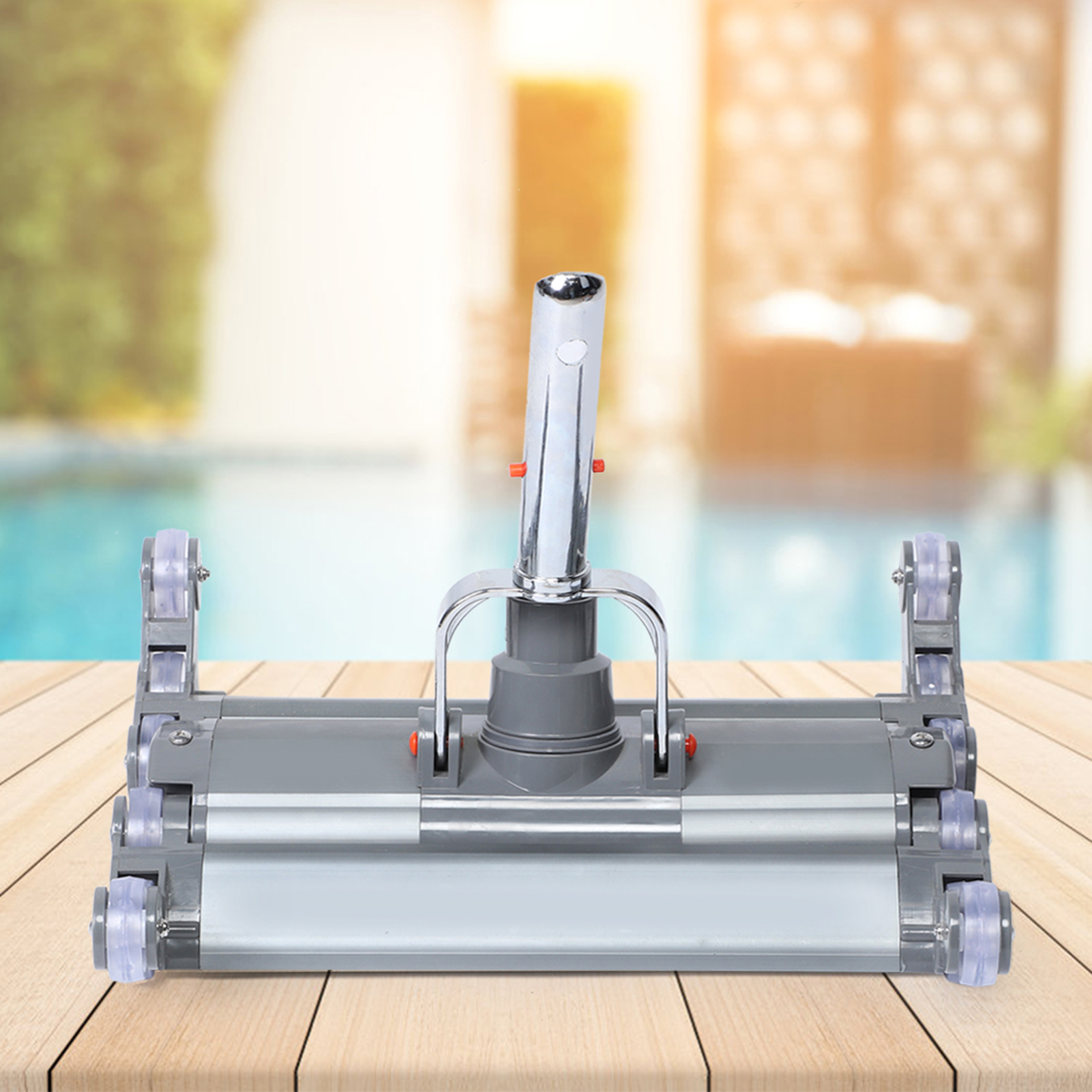 14-zoll-schwimmbad-staubsauger Aus Aluminiumlegierung Mit Schmutzsaugkopf, Poolreinigungsgerät