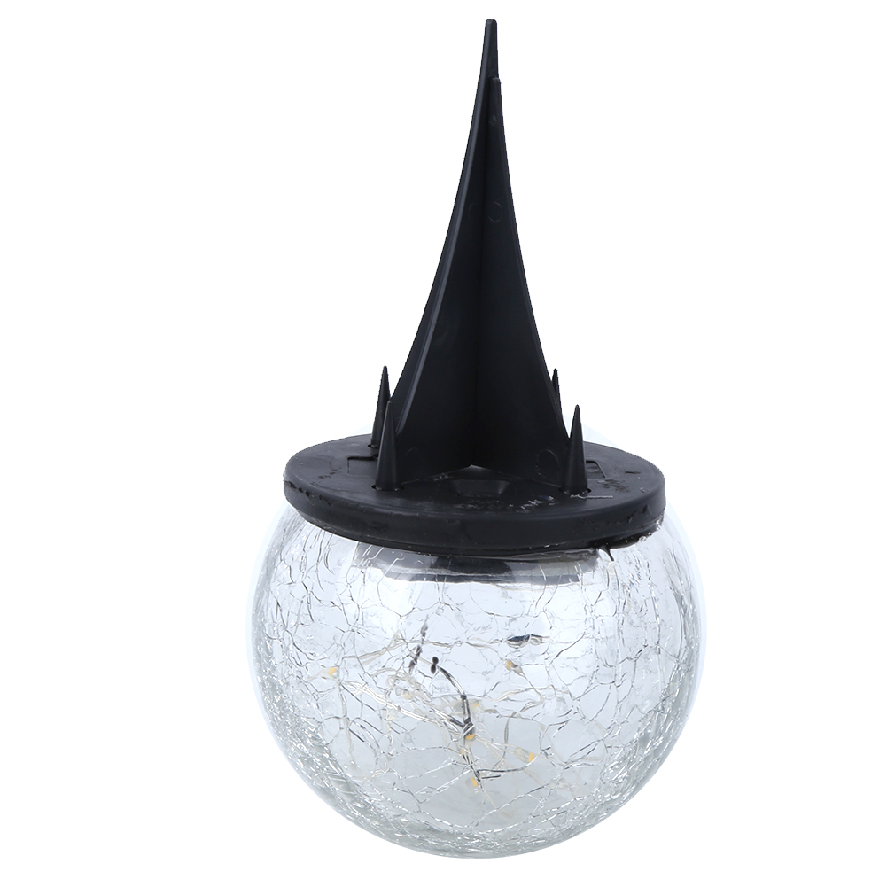 Wasserdichte Solar-kugelleuchte Mit Crackle-glasoptik, Erdspießlampe Für Garten, Hof, Wege Und Landschaftsdekoration