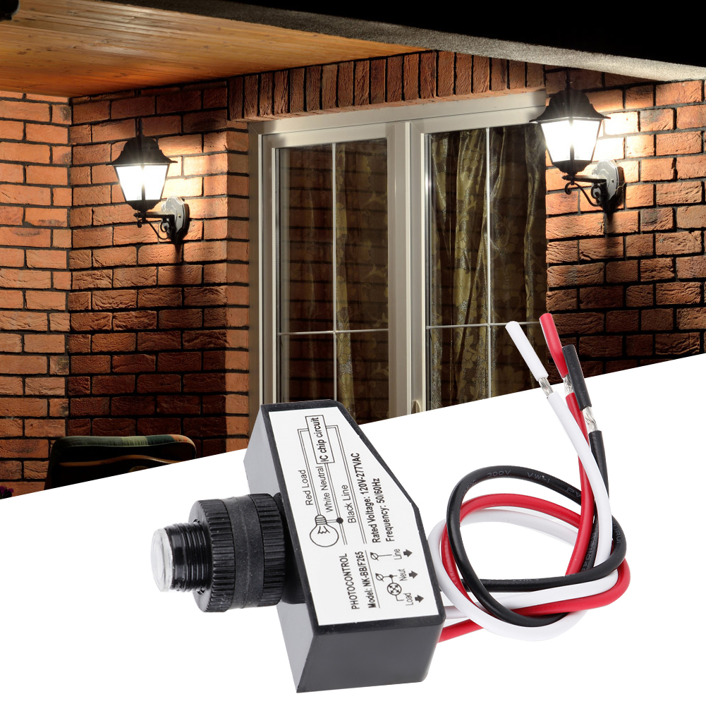 Hochleistungs-lichtschalter Mit Fotofunktion Für Den Garten, 120–277 V Ac, 50/60 Hz