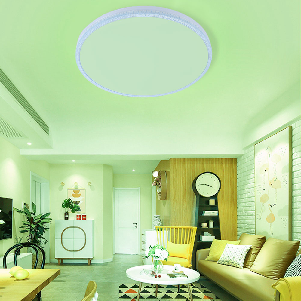 Ac85-265v 48w Rgb+w 15,3-zoll-smart-led-deckenleuchte Mit Smartphone-steuerung Und Wlan-funktion B