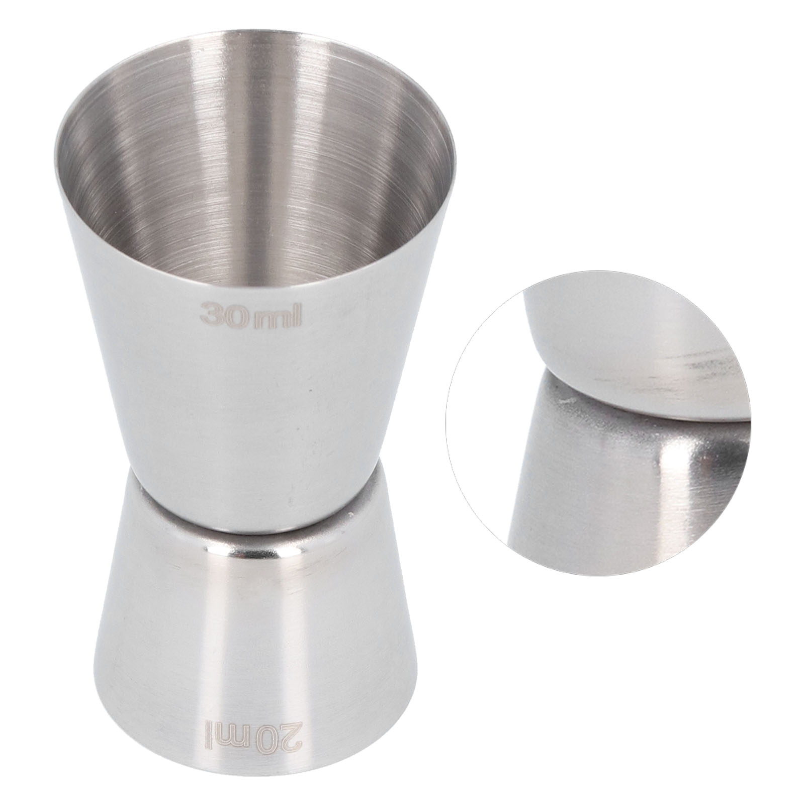 Cocktailmessbecher 20/30 Ml, Doppelseitiger Edelstahl-cocktailmessbecher Für Barcocktails